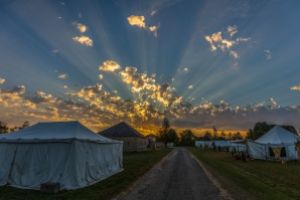 Thumbnail of featured artwork by members: Sunset - Fort Atkinson Rendezvous Days